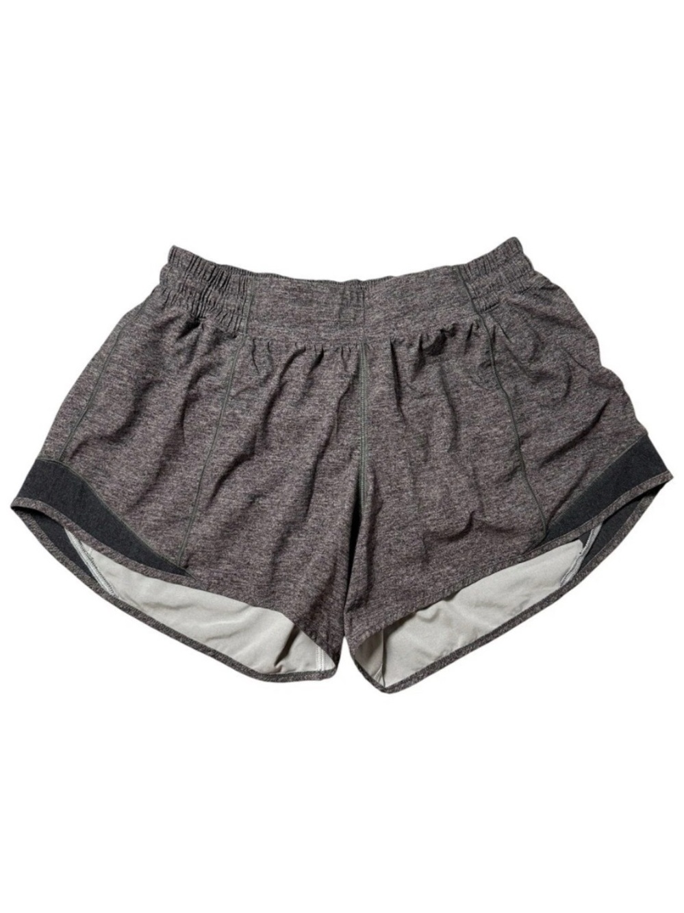 Lululemon Hotty Hot Running Shorts II 4"
Heather Lux Gray Womens Sz: 2 EUC 58$